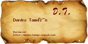 Danku Tamás névjegykártya